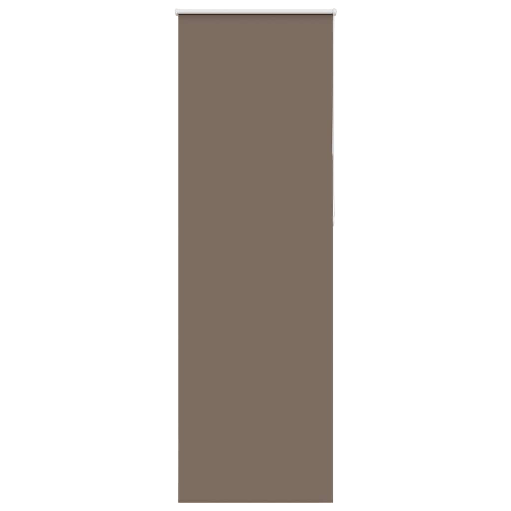 vidaXL Roller Blind Blackout Coffee 85x230 cm Fabric Width 80,7 cm Polyester