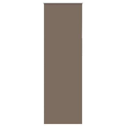 vidaXL Roller Blind Blackout Coffee 85x230 cm Fabric Width 80,7 cm Polyester