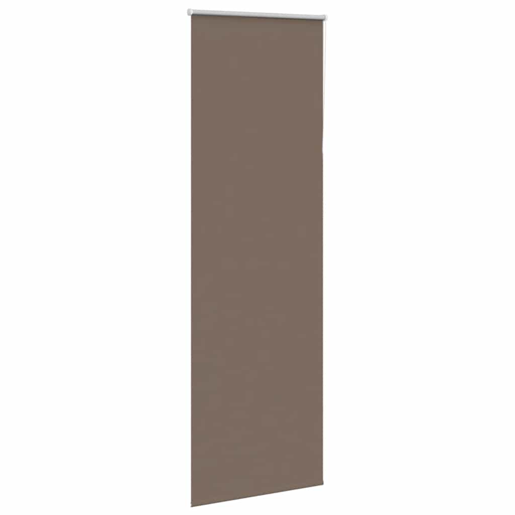 vidaXL Roller Blind Blackout Coffee 85x230 cm Fabric Width 80,7 cm Polyester