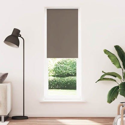 vidaXL Roller Blind Blackout Coffee 85x230 cm Fabric Width 80,7 cm Polyester