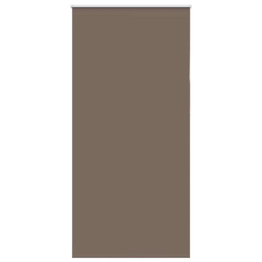 vidaXL Roller Blind Blackout Coffee 95x230 cm Fabric Width 90,7 cm Polyester