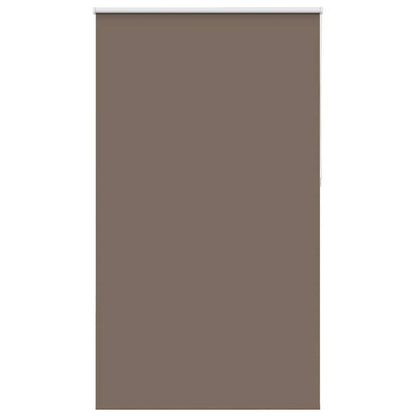 vidaXL Roller Blind Blackout Coffee 125x230 cm Fabric Width 121.6 cm Polyester