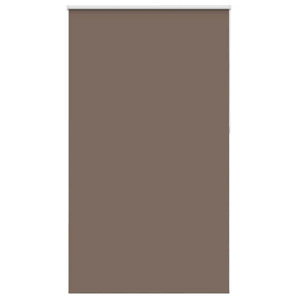 vidaXL Roller Blind Blackout Coffee 135x230 cm Fabric Width 131.6 cm Polyester