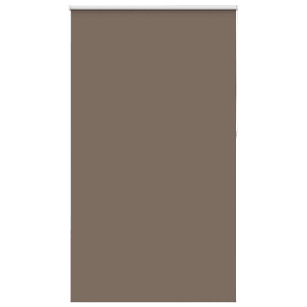 vidaXL Roller Blind Blackout Coffee 140x230 cm Fabric Width 136.6 cm