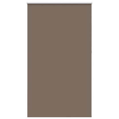 vidaXL Roller Blind Blackout Coffee 140x230 cm Fabric Width 136.6 cm