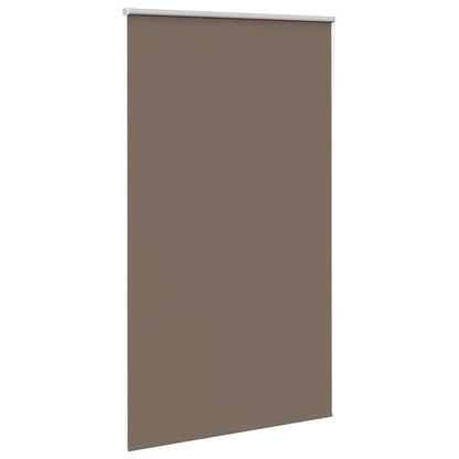 vidaXL Roller Blind Blackout Coffee 140x230 cm Fabric Width 136.6 cm