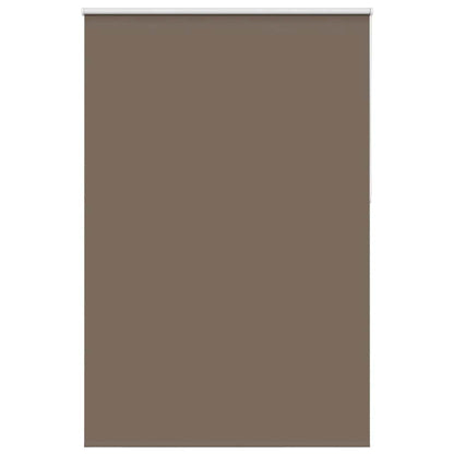 vidaXL Roller Blind Blackout Coffee 150x230 cm Fabric Width 146.6 cm Polyester