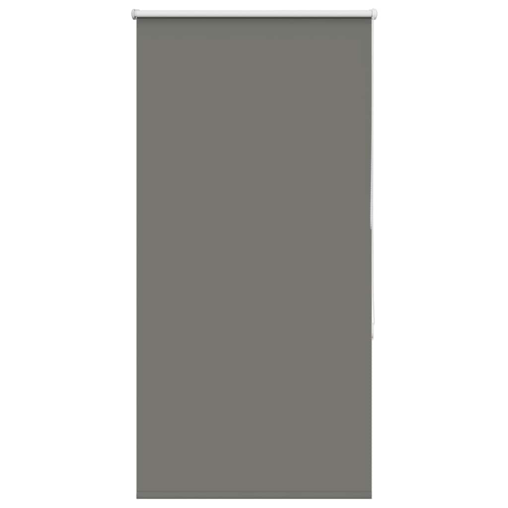 vidaXL Roller Blind Blackout Grey 75x130 cm Fabric Width 70.7 cm Polyester