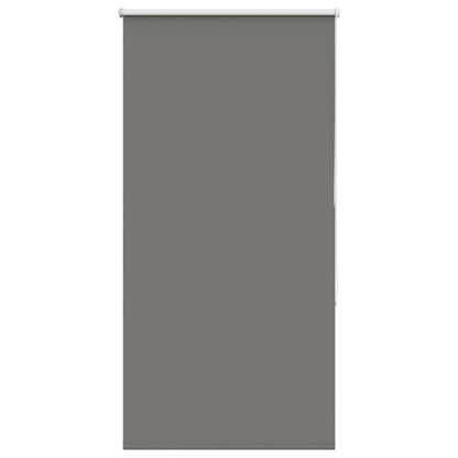 vidaXL Roller Blind Blackout Grey 75x130 cm Fabric Width 70.7 cm Polyester