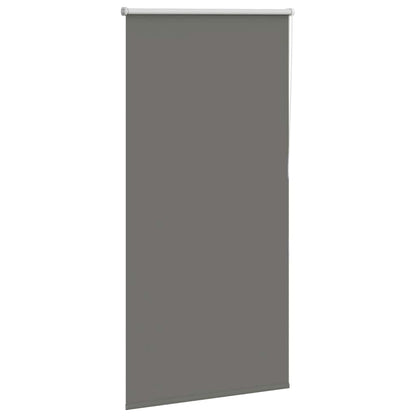 vidaXL Roller Blind Blackout Grey 75x130 cm Fabric Width 70.7 cm Polyester