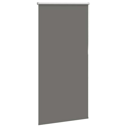 vidaXL Roller Blind Blackout Grey 85x130 cm Fabric Width 80.7 cm Polyester