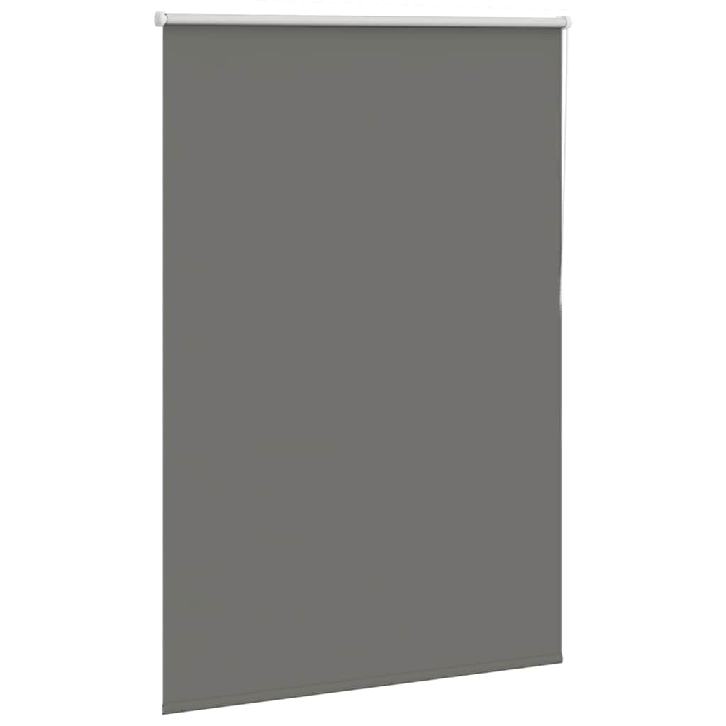 vidaXL Roller Blind Blackout Grey 90x130 cm Fabric Width 85.7 cm Polyester