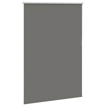 vidaXL Roller Blind Blackout Grey 90x130 cm Fabric Width 85.7 cm Polyester