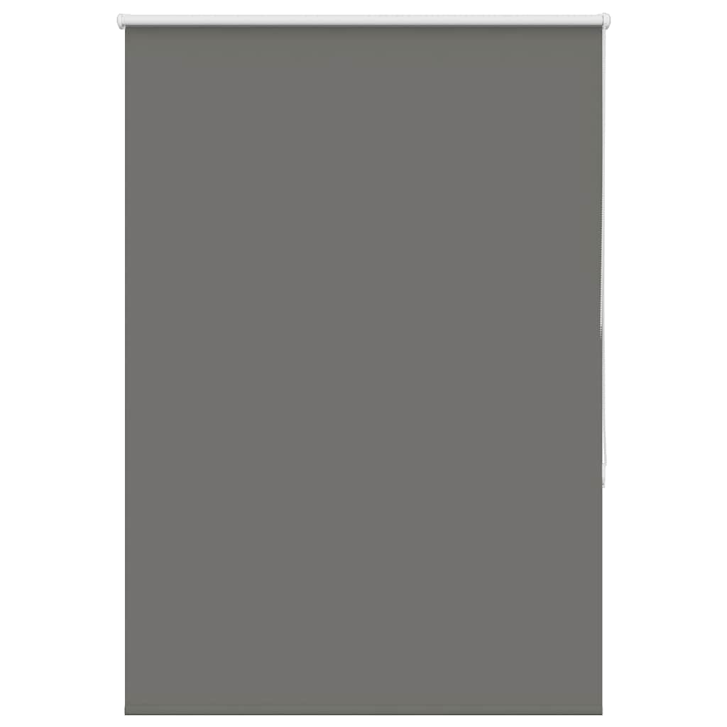 vidaXL Roller Blind Blackout Grey 95x130 cm Fabric Width 90.7 cm Polyester