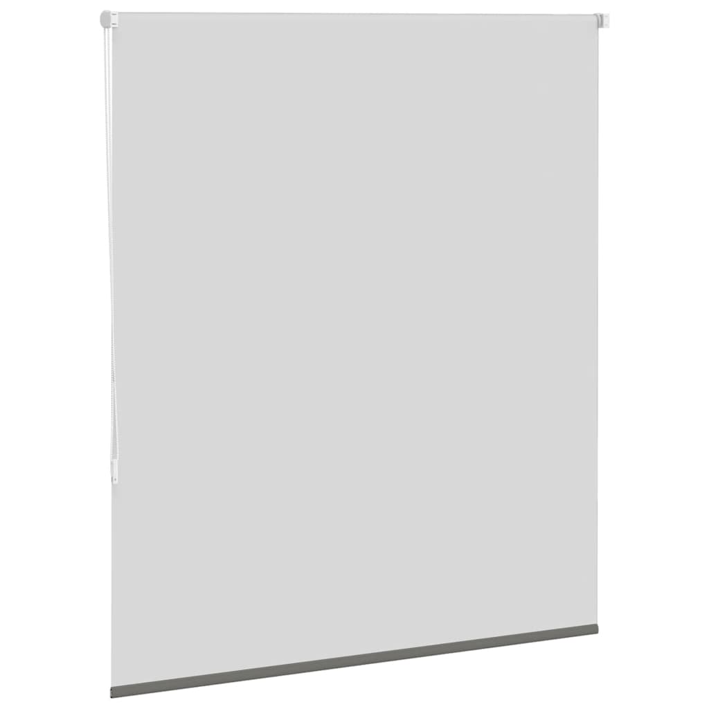 vidaXL Roller Blind Blackout Grey 130x130 cm Fabric Width 126.6 cm Polyester