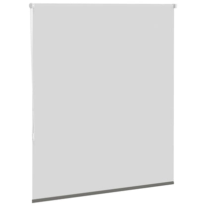 vidaXL Roller Blind Blackout Grey 130x130 cm Fabric Width 126.6 cm Polyester