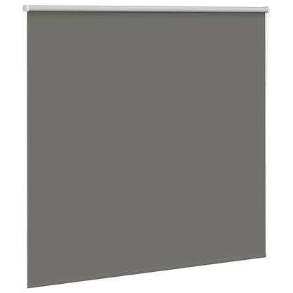 vidaXL Roller Blind Blackout Grey 150x130 cm Fabric Width 146.6 cm Polyester