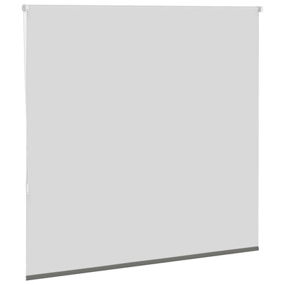 vidaXL Roller Blind Blackout Grey 150x130 cm Fabric Width 146.6 cm Polyester