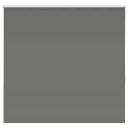 vidaXL Roller Blind Blackout Grey 155x130 cm Fabric Width 151.6 cm Polyester