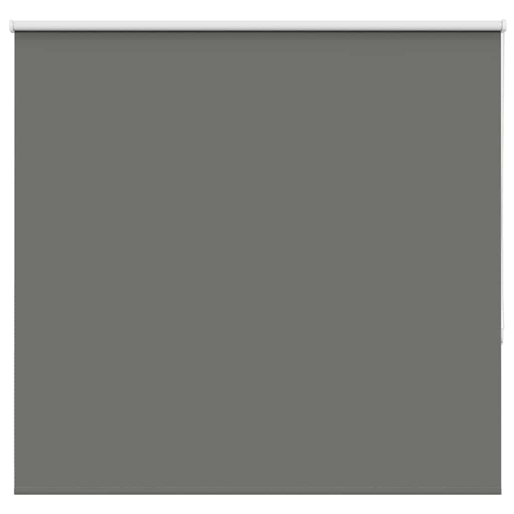 vidaXL Roller Blind Blackout Grey 165x130 cm Fabric Width 161.6 cm Polyester