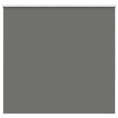 vidaXL Roller Blind Blackout Grey 165x130 cm Fabric Width 161.6 cm Polyester