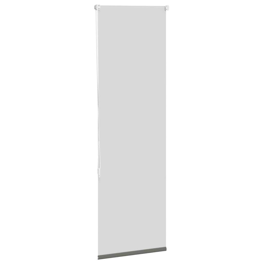 vidaXL Roller Blind Blackout Grey 40x150 cm Fabric Width 35.7 cm Polyester