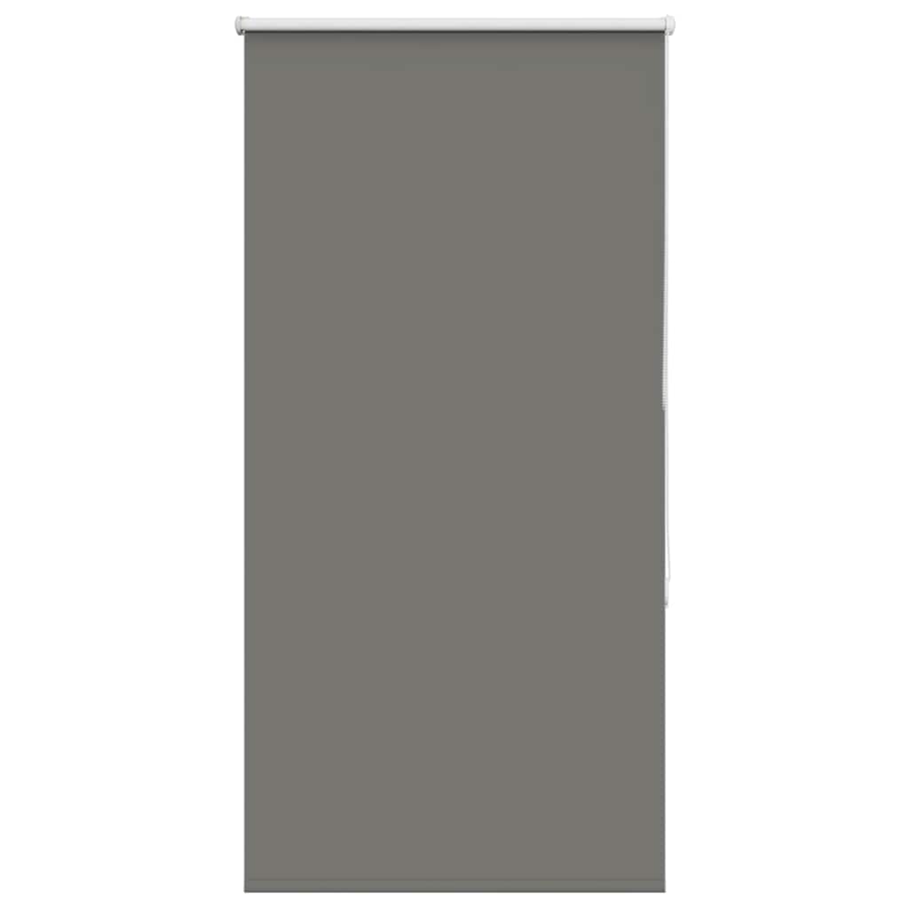 vidaXL Roller Blind Blackout Grey 65x150 cm Fabric Width 60.7 cm Polyester