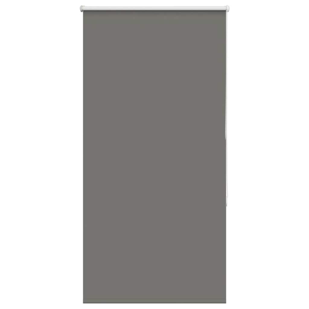 vidaXL Roller Blind Blackout Grey 75x150 cm Fabric Width 70.7 cm Polyester