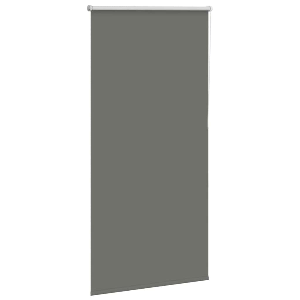 vidaXL Roller Blind Blackout Grey 75x150 cm Fabric Width 70.7 cm Polyester
