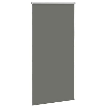 vidaXL Roller Blind Blackout Grey 75x150 cm Fabric Width 70.7 cm Polyester