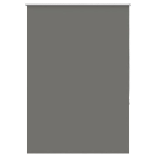 vidaXL Roller Blind Blackout Grey 105x150 cm Fabric Width 100.7 cm Polyester