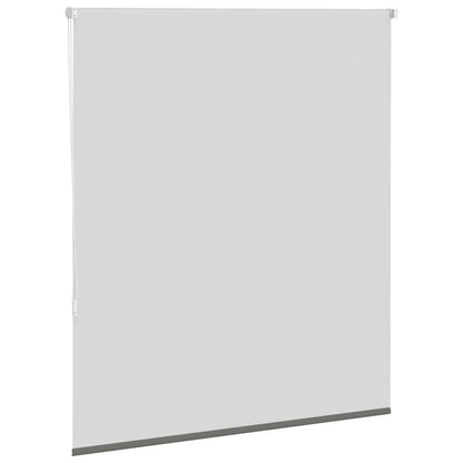 vidaXL Roller Blind Blackout Grey 120x150 cm Fabric Width 116.6 cm Polyester