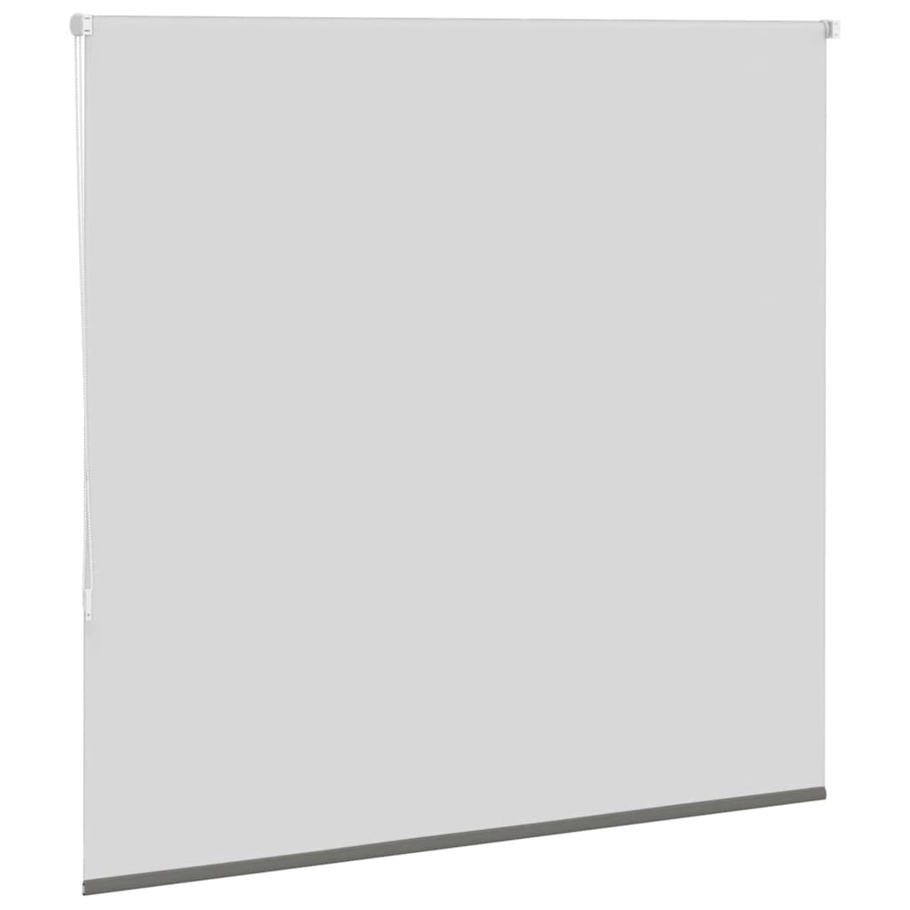 vidaXL Roller Blind Blackout Grey 145x150 cm Fabric Width 141.6 cm Polyester