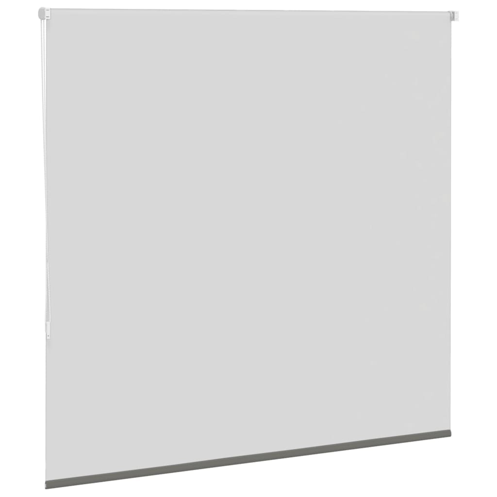 vidaXL Roller Blind Blackout Grey 160x150 cm Fabric Width 156.6 cm Polyester
