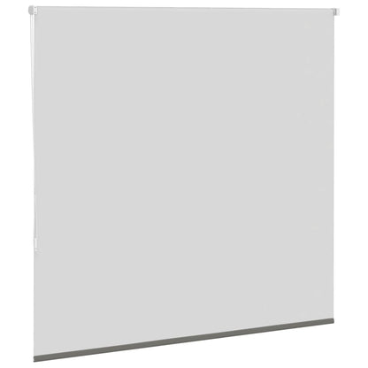 vidaXL Roller Blind Blackout Grey 160x150 cm Fabric Width 156.6 cm Polyester