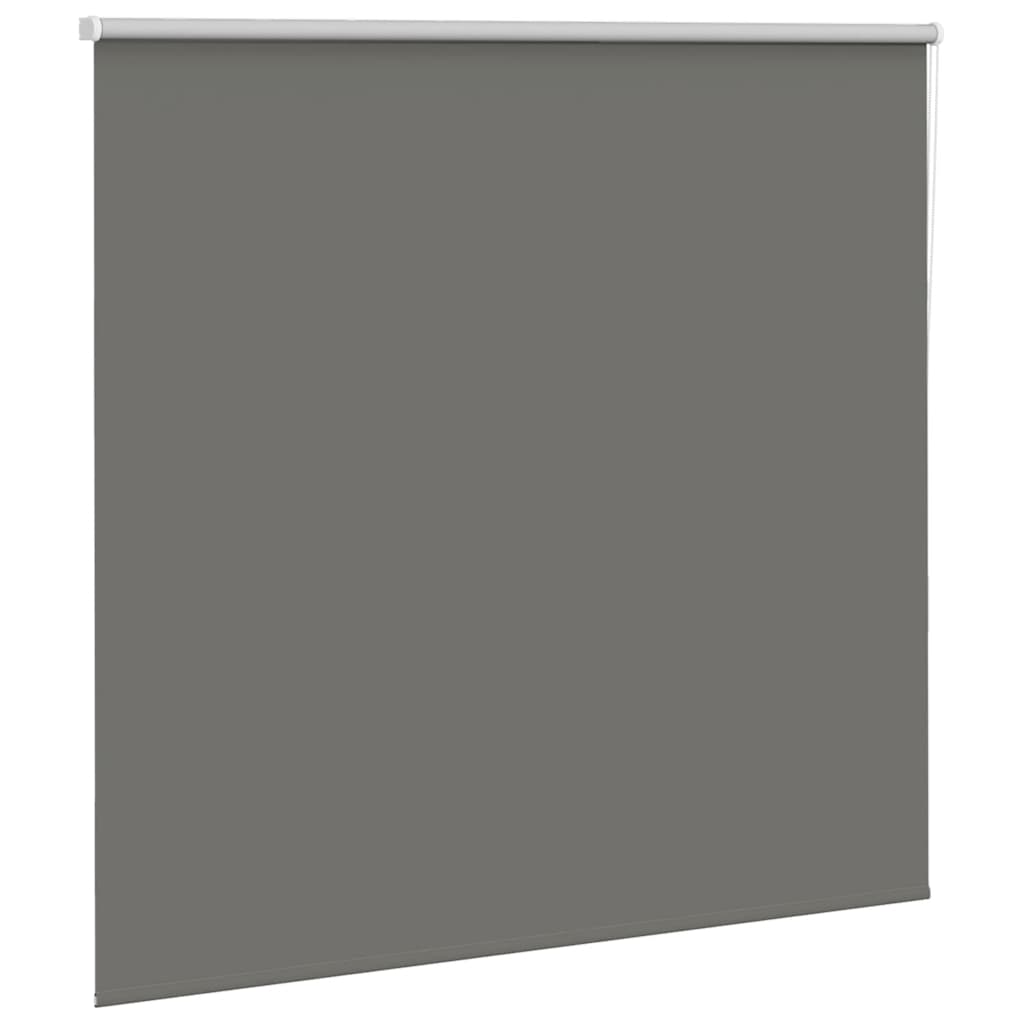 vidaXL Roller Blind Blackout Grey 165x150 cm Fabric Width 161.6 cm