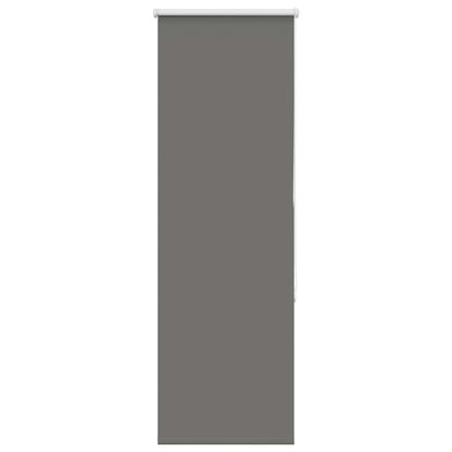 vidaXL Roller Blind Blackout Grey 40x175 cm Fabric Width 35.7 cm Polyester