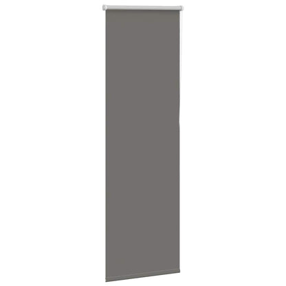 vidaXL Roller Blind Blackout Grey 40x175 cm Fabric Width 35.7 cm Polyester
