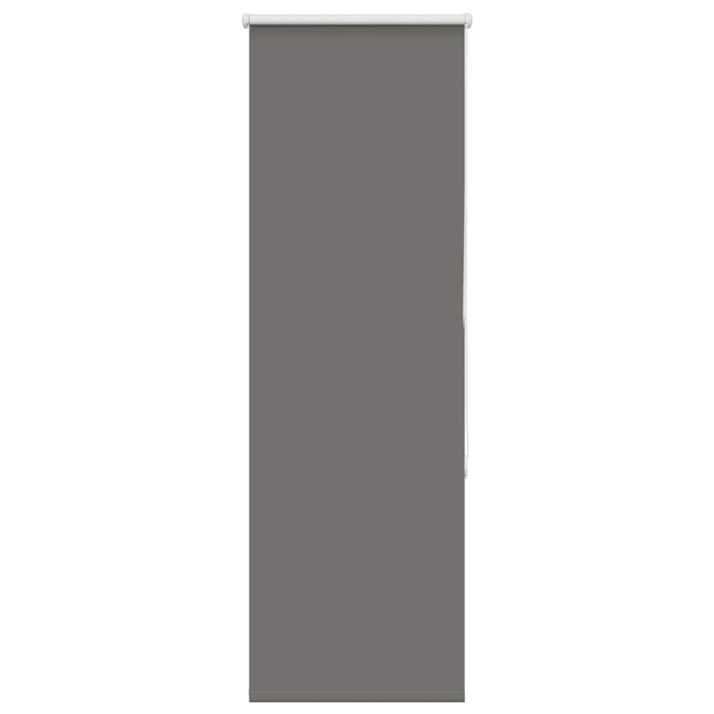 vidaXL Roller Blind Blackout Grey 50x175 cm Fabric Width 45.7 cm Polyester