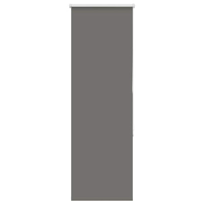 vidaXL Roller Blind Blackout Grey 50x175 cm Fabric Width 45.7 cm Polyester