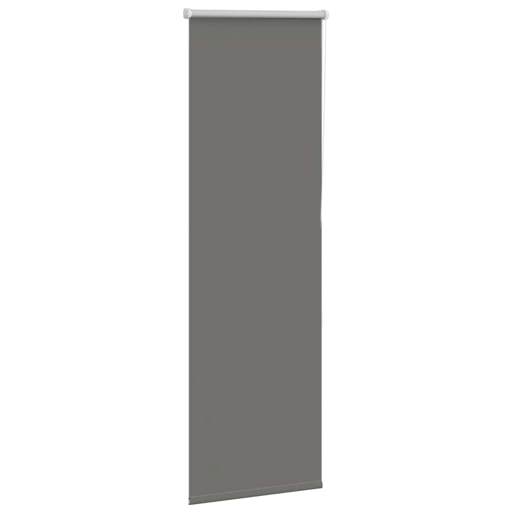 vidaXL Roller Blind Blackout Grey 50x175 cm Fabric Width 45.7 cm Polyester