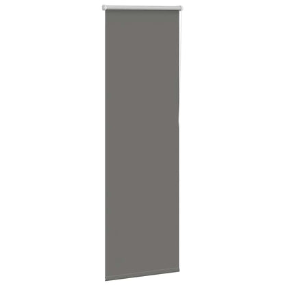vidaXL Roller Blind Blackout Grey 50x175 cm Fabric Width 45.7 cm Polyester