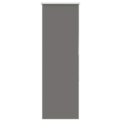 vidaXL Roller Blind Blackout Grey 55x175 cm Fabric Width 50.7 cm Polyester