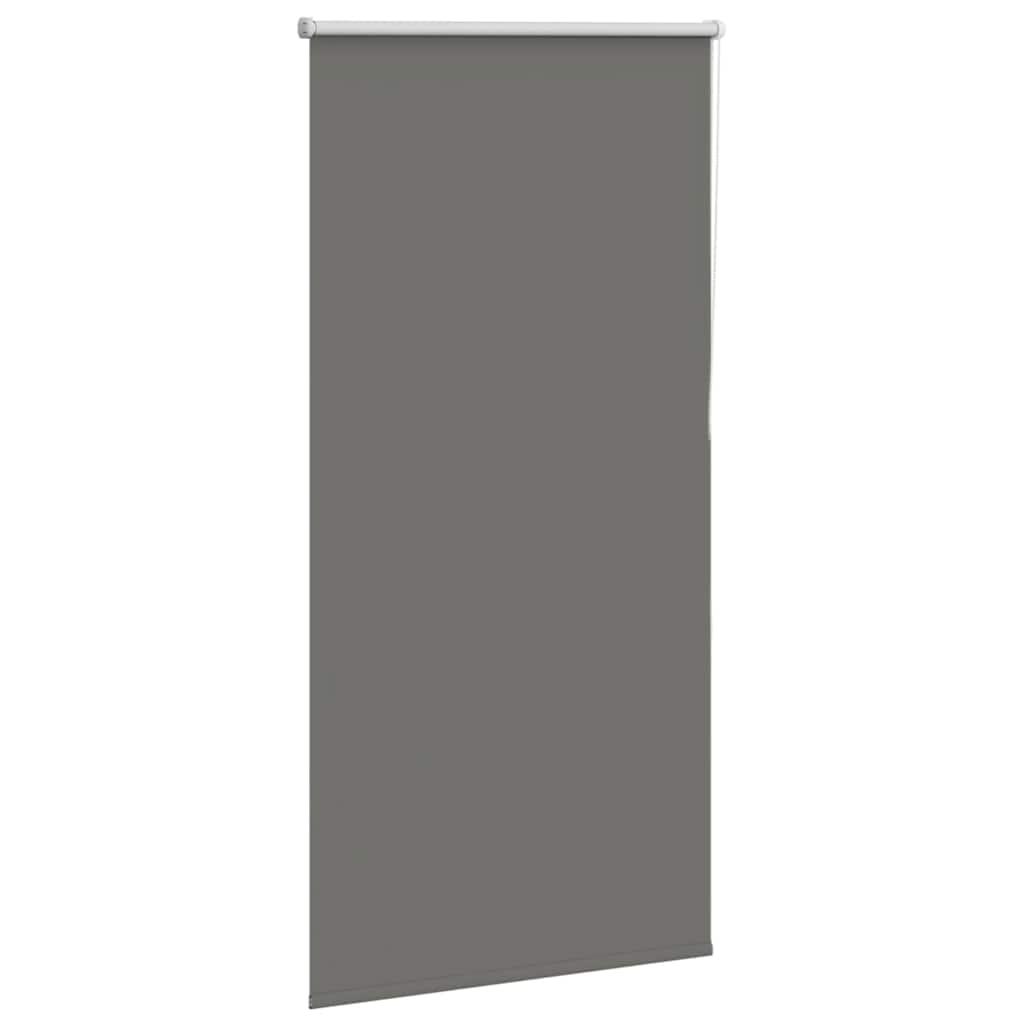 vidaXL Roller Blind Blackout Grey 75x175 cm Fabric Width 70.7 cm Polyester