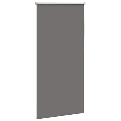 vidaXL Roller Blind Blackout Grey 75x175 cm Fabric Width 70.7 cm Polyester