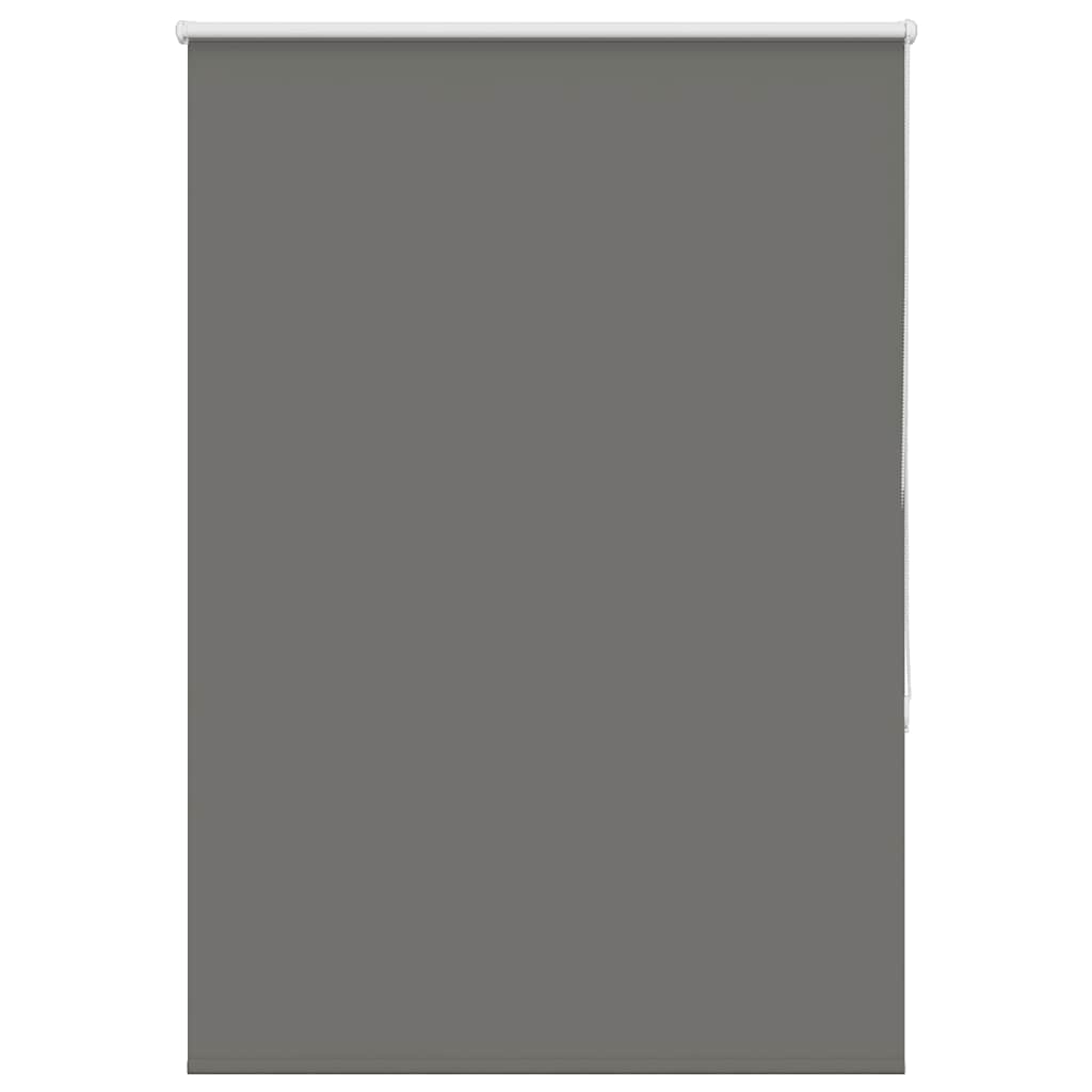 vidaXL Roller Blind Blackout Grey 95x175 cm Fabric Width 90,7 cm Polyester