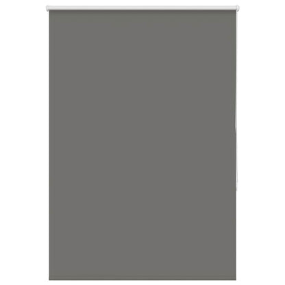 vidaXL Roller Blind Blackout Grey 95x175 cm Fabric Width 90,7 cm Polyester