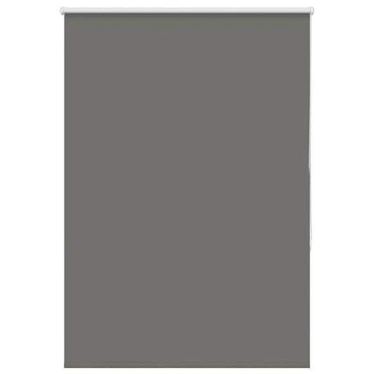 vidaXL Roller Blind Blackout Grey 95x175 cm Fabric Width 90,7 cm Polyester