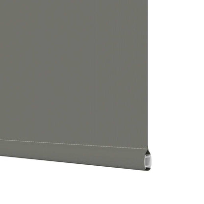 vidaXL Roller Blind Blackout Grey 95x175 cm Fabric Width 90,7 cm Polyester