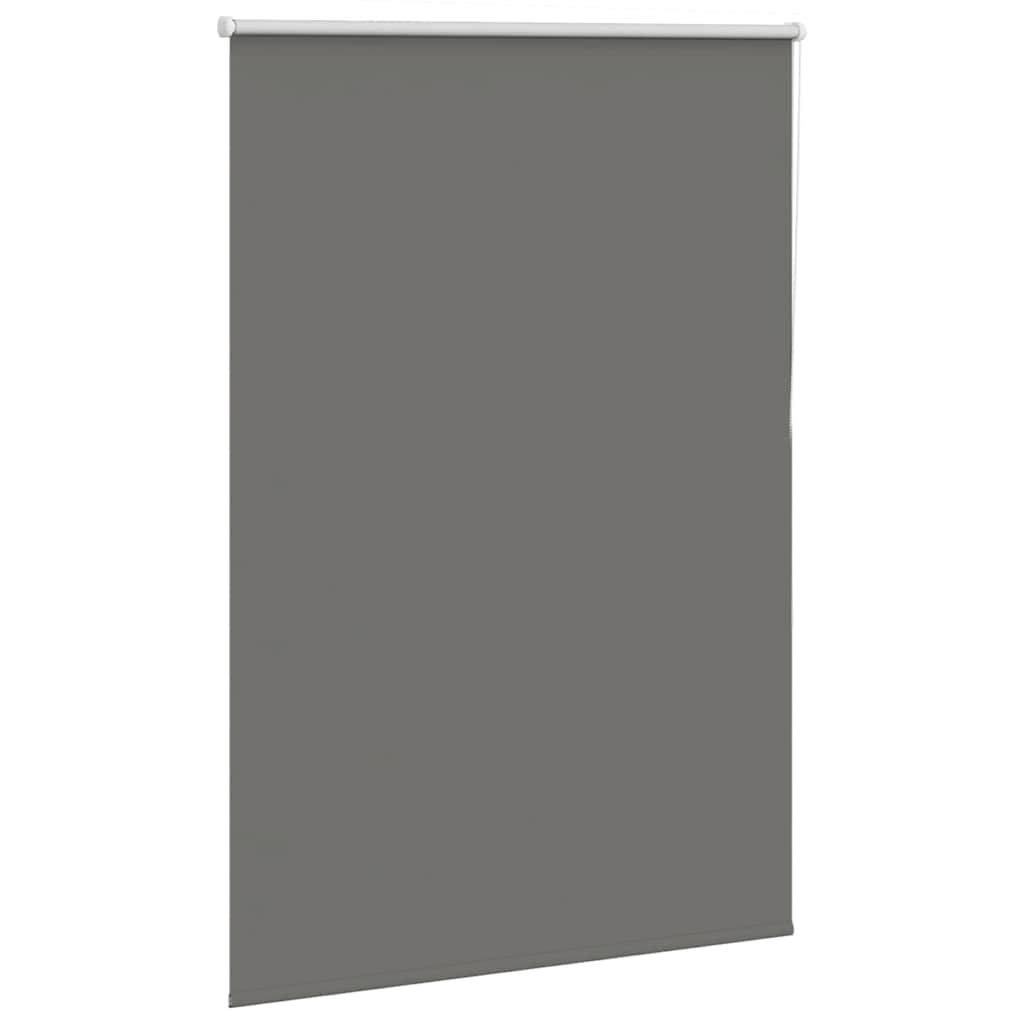 vidaXL Roller Blind Blackout Grey 95x175 cm Fabric Width 90,7 cm Polyester